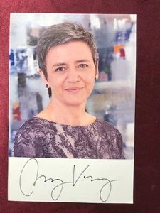 Autogramm MARGRETHE VESTAGER-Politik DÄNEMARK-Radikale Venstre (DV)-signed-AK - Picture 1 of 2