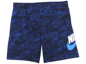 Nike Toddler/Little Boy's Shorts Read All-Over Print Midnight Navy - Picture 1 of 10