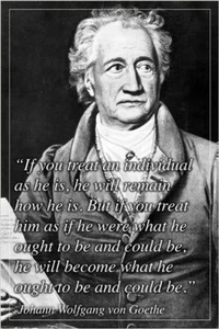 johann wolfgang von goethe GERMAN WRITER inspiring QUOTE POSTER 20x30 hot - Picture 1 of 1