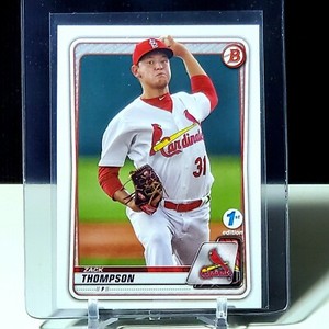 Zack Thompson 2020 Bowman 1st Edition Prospect Card BFE-6 St. Louis Cardinals 