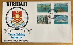 Kiribati 1981 Tuna Fishing Industry First Day Cover - Picture 1 of 1