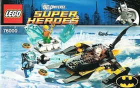 *LEGO INSTRUCTIONS Super Heroes Arctic Batman vs Mr Freeze MANUAL ONLY 76000 NEW
