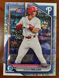 2024 Bowman Draft - Chrome Aidan Miller #BDC-115 Sparkle Refractor /200 (RC) - Picture 1 of 1