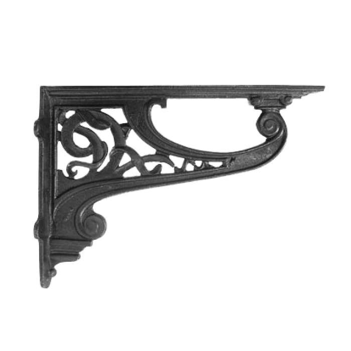 Pair of Large Celtic Style Heavy Duty Wall and Shelf Brackets Cast Iron Bracket
