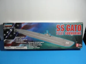 LINDBERG SS GATO FLEET SUBMARINE 1/240 SCALE MODEL KIT # 70885 (NISB) - Picture 1 of 5