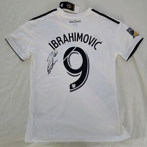 2018 Zlatan Ibrahimovic Signed LA GALAXY Soccer Jersey HOME MLS w Proof Man U 