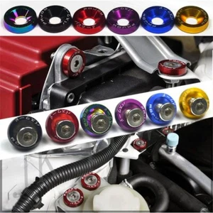 20 PCS Password JDM Engine Bay Dress Up Kit Fender Washers & M6 Bolts - Picture 1 of 4