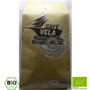 500g BIO Espresso Café Vela, ganze Bohne, Segelschifftransport - Bild 1 von 3