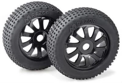 Absima Räderset Buggy "Razor" 10 Speichen/ Dirt schwarz 1:8 (2 St.) - Bild 1 von 2