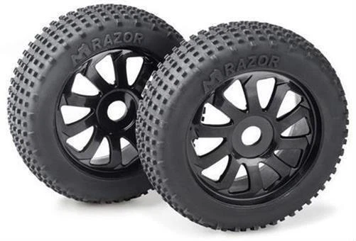 Absima Räderset Buggy "Razor" 10 Speichen/ Dirt schwarz 1:8 (2 St.) - Bild 1 von 2