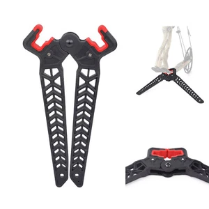 Supporto per arco composto staffa supporto kick rack supporto tiro con l'arco tiro bersaglio caccia - Foto 1 di 12