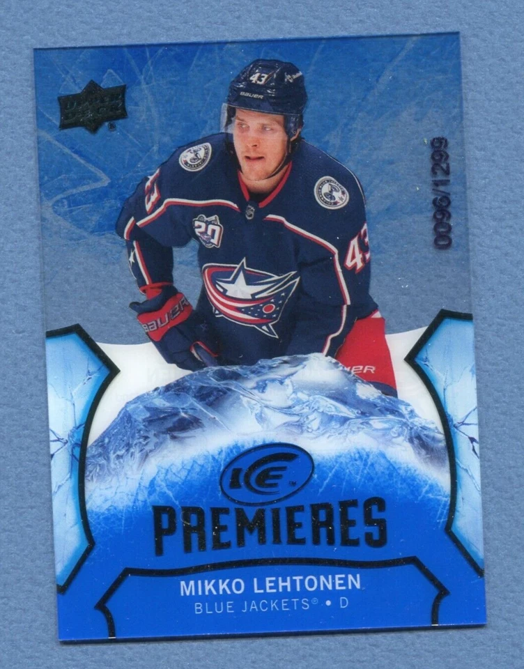 2020-21 Upper Deck Ice - Ice Premieres #127 Mikko Lehtonen /1299 - Image 1 of 2