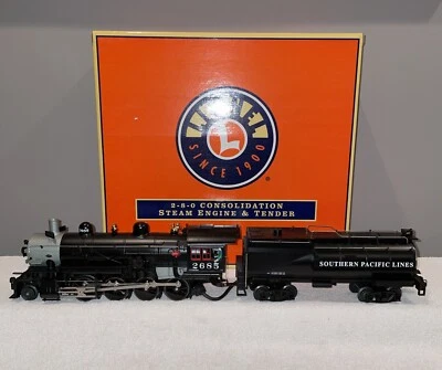 Lionel 6-28036 SP 2-8-0 Consolidation Steam Locomotive & Tender Railsounds TMCC - Image 1 of 4