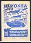 Gdańsk 1932,A33,KARTA LUPOSTA,prawdziwie biegł z zeppeliną 127,NIESTETY BEZ MAREK