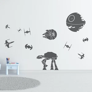 Star Wars Raumschiff Mega Pack Wandaufkleber - Bild 1 von 3