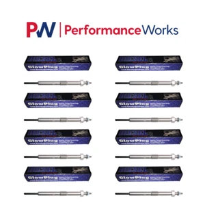 Diesel RX Glow Plugs | 8 pcs 12V For 06-16 Chevy & GMC 6.6L Duramax #DRX00057 x8 - Picture 1 of 12