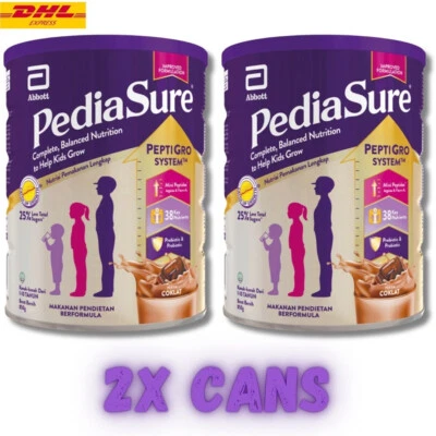 Abbott Pedia Sure Complete Nutrition Growth 1-10 Years Chocolate 2 X 850g - Image 1 of 4