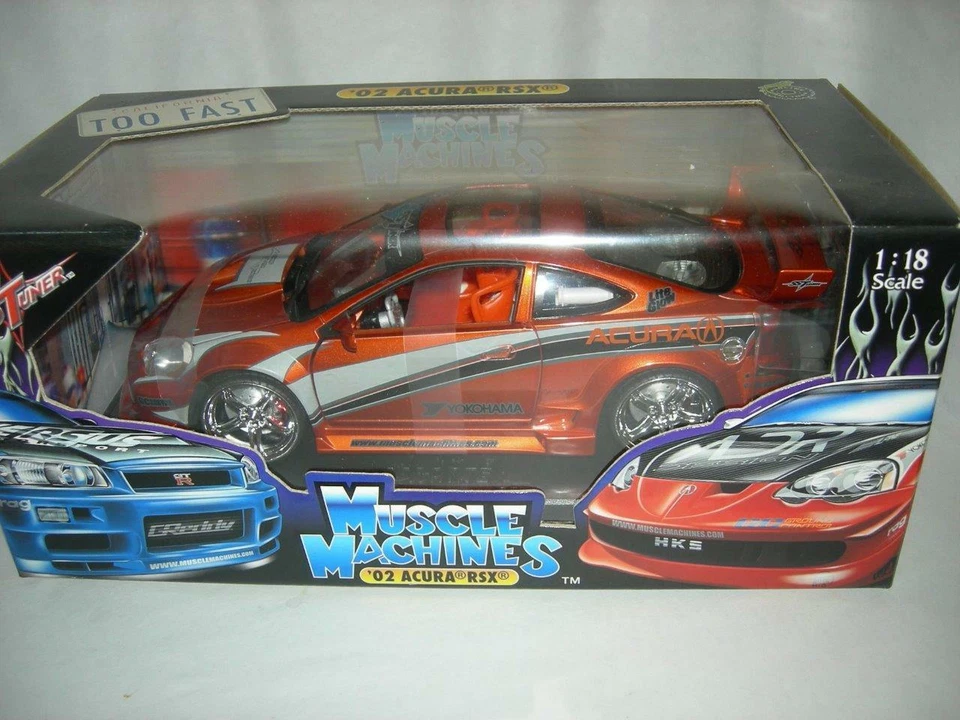 2002 Acura RSX SS Tunner Liquid Red  1:18 scale die cast - Image 1 of 1