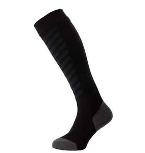SealSkinz MTB Thin Knee Waterproof Socks - Black / Anth / Charcoal - Small - Picture 1 of 7