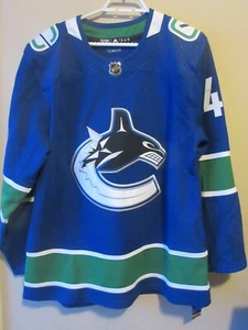 New Authentic Adidas Prime Vancouver Canucks Elias Pettersson Jersey Med 50 Blue - Picture 1 of 11