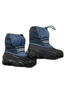 Sorel Cub Waterproof Boot Kids Size 12 Blue, Removable Liner, Snow Boot - Picture 1 of 5