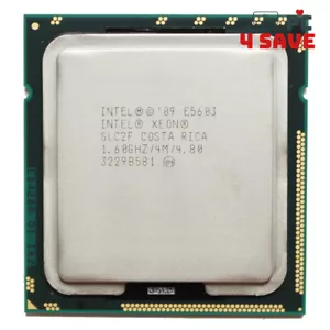 Intel Xeon E5603 SLC2F 1.60GHz 4M Quad Core LGA 1366 Server CPU Processor 80W - Picture 1 of 2