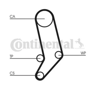 ContiTech Timing Belt Kit Set - Part No: CT939K1 - 122 Teeth - EO Quality - Picture 1 of 4
