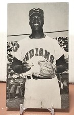 Jim "Mudcat" Grant  J.D. McCarthy Postcard Cleveland Indians