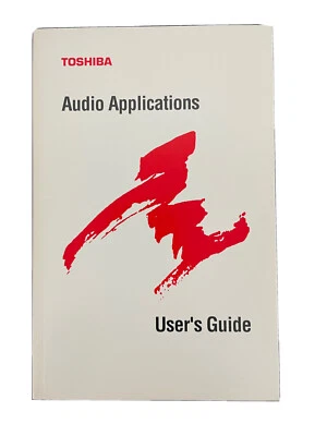 Vintage 1994 Toshiba Audio Applications User's Guide Book C289-0295M1 - Image 1 of 4
