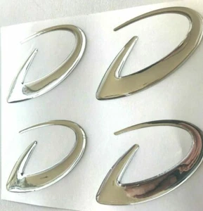 Dethleffs NUOVO logo design, colore cromato, adesivo a volta 3D, per... - Foto 1 di 4