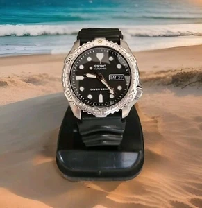Seiko Scuba Divers 200m Automatic Day-Date Watch, Model 7S26-7020 Made In Japan. - Picture 1 of 12