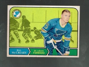 1968-69. OPC. Bill McCreary. rookie #182 EX+. - Picture 1 of 2
