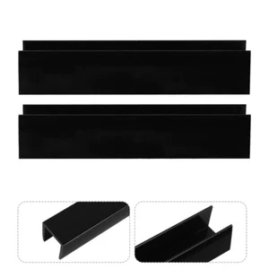 2 Pcs U-shaped Card Slot Household Child Gate Groove Baby Hardware Mount - Picture 1 of 12