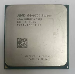 AMD A4 Series A4-6300B AD630BOKA23HL 3.7GHz Socket FM2 Dual Core Processor - Picture 1 of 4