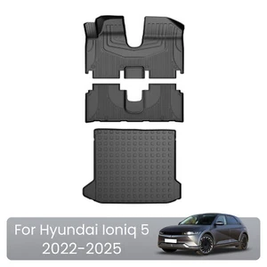 Alfombrillas y alfombrilla de maletero 3D protección todo clima para Hyundai Ioniq 5 2022-2025 - Imagen 1 de 11