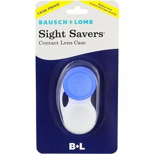 Bausch & Lomb Sight Savers Contact Lens Case Leak Proof Heavy Duty Plastic 1ct - Picture 1 of 4