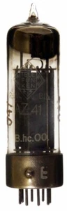 AZ41 Zweiweg-Gleichrichter-Röhre von Telefunken, Glas/Metall ID18065 - Picture 1 of 3