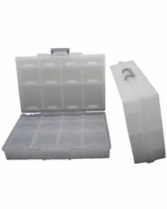 Caja de piezas pequeñas AideTek BOXALL24 2 piezas para piezas clasificadas 24 compartimentos EE. UU. - Imagen 1 de 12