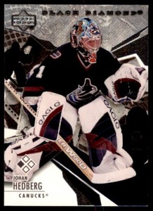 2003-04 Upper Deck Black Diamond #47 Johan Hedberg nJaulD