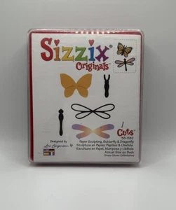 Sizzix Originals Cuts 38-1182 Large Dies Paper Sculpting Butterfly & Dragonfly - Picture 1 of 6
