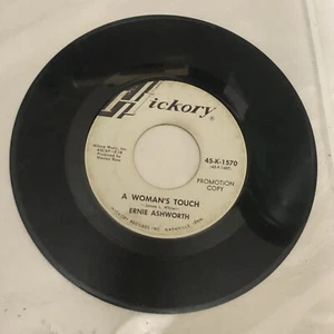 Ernie Ashworth A Woman’s Touch Record 45 Vinyl Hickory Records - Picture 1 of 2