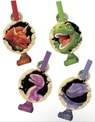 Dino Blast Blowouts - Birthday Party Supplies - Image 1 of 2