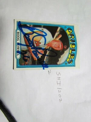 1972 Topps Boog Powell Signed Baseball Card JSA Auction Certified - Image 1 of 2