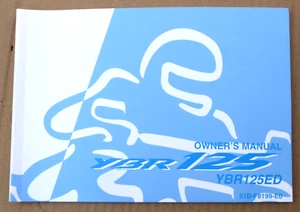 Yamaha YBR 125 ED 2009 Betriebsanleitung 51D-F8199-E0 New Old Stock - Bild 1 von 3