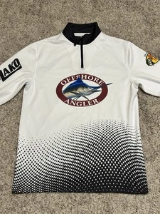 Neu Bass Pro Shops Angelshirt Herren 2XL 1/4 Reißverschluss UPF Offshore Angler Mako - Bild 1 von 5