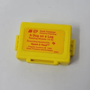 Texas Instruments Dog on A Log Modul zum Sprechen & Lesen gebraucht TI Cartridge 1A - Bild 1 von 4