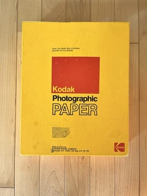Kodak Polyfiber Cat 186 2200 8x10 Photographic Paper 100 Sheets Mostly Full - Image 1 of 4