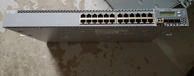 Juniper EX3300-24P Juniper 24 Port Gigabit PoE+ Switch -used - Image 1 of 3