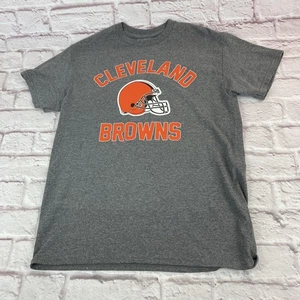 Cleveland Browns Shirt Herren Medium Grau NFL Football Grafik Kurzarm Helm - Bild 1 von 10