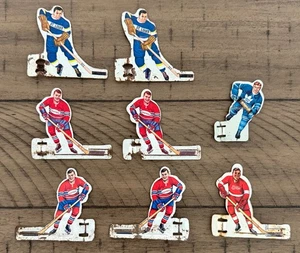 8 Assorted Vintage Metal Table Hockey Men Canadiens Blues Red Wings Leafs - Picture 1 of 2